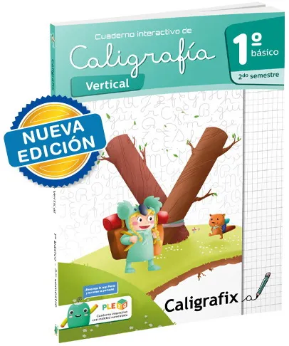 Caligrafia Vertical 1° Basico 2° Semestre cover