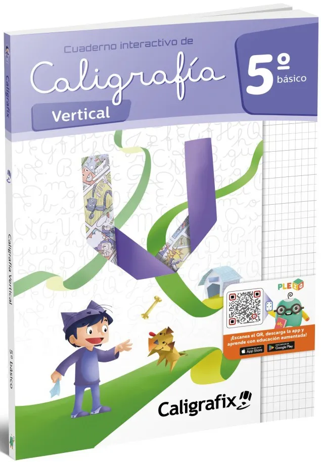 Caligrafia Vertical 5º Basico cover