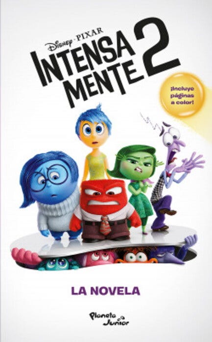 Intensamente 2. La Novela cover