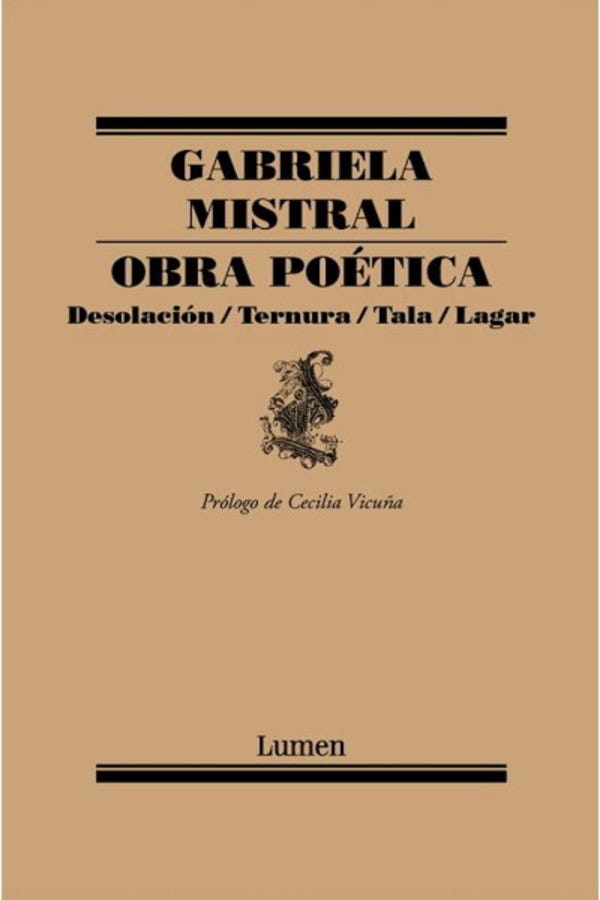 Gabriela Mistral cover