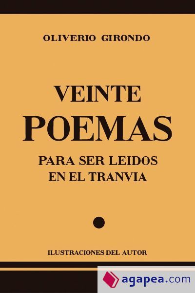 Veinte poemas para ser leidos en el tranvía cover
