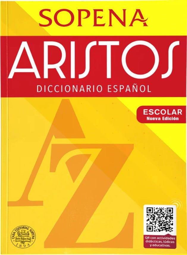Diccionario Aristos Ilustrado De La Lengua Española cover
