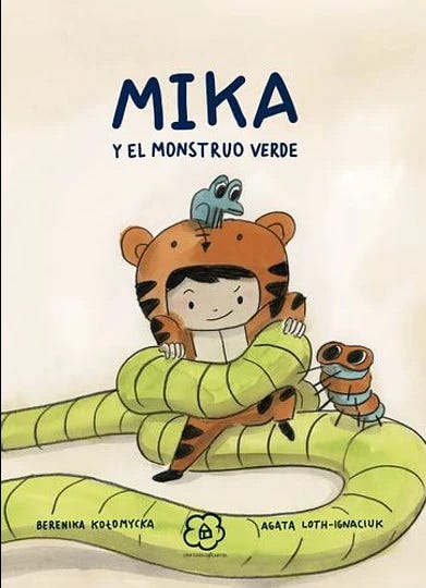 Mika y el monstruo verde cover