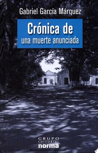 Cronica de una muerte anunciada - Tapa dura cover