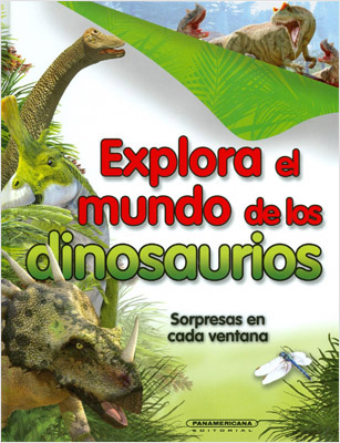 Explora el mundo de los dinosaurios cover