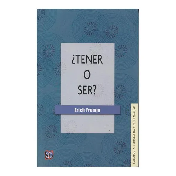 ¿Tener o ser? cover