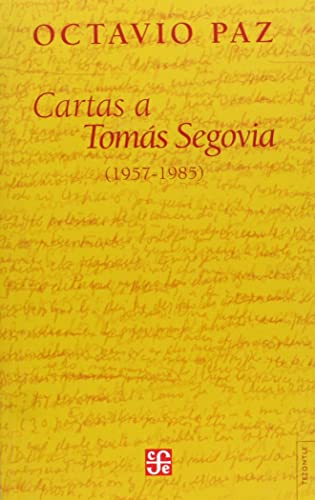 Cartas a Tomás Segovia cover