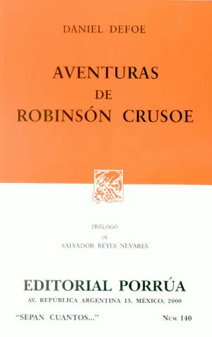 Aventuras de Robinson Crusoe cover