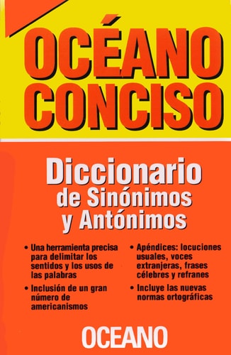 Diccionario de sinónimos y antónimos cover