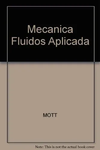 Mecánica de fluidos aplicada cover