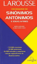 Diccionario de sinónimos y antónimos e ideas afines