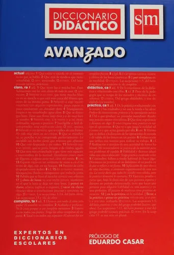 Diccionario didáctico avanzado edición renovada y ampliada 2007 cover