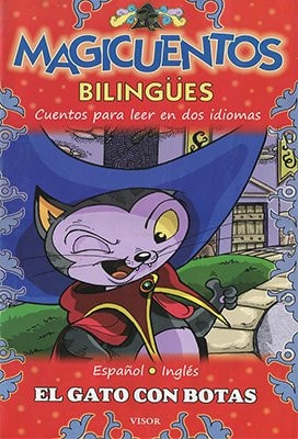 El gato con botas Bilingües cover