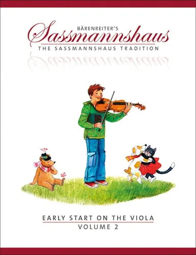 Egon sassmannshaus - early start on the viola 2 - a viola method for children cover