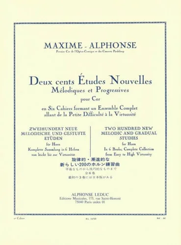 Maxime-Alphonse: 200 études nouvelles, volume 2 cover