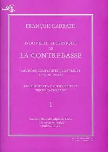 Nouvelle technique de la contrebasse, volume 1 cover