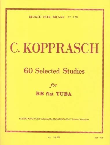 Kopprasch: 60 Selected Studies, Tuba (MFB278) cover