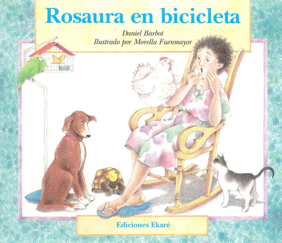 Rosaura en bicicleta