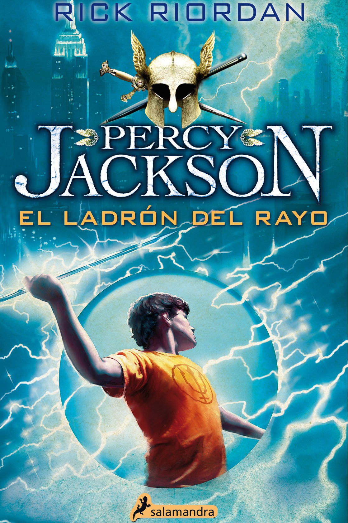 Percy Jackson El ladrón del rayo cover