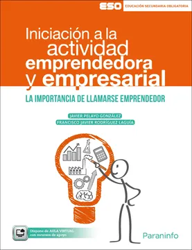 Iniciación a la Actividad Emprendedora y Empresarial ESO cover