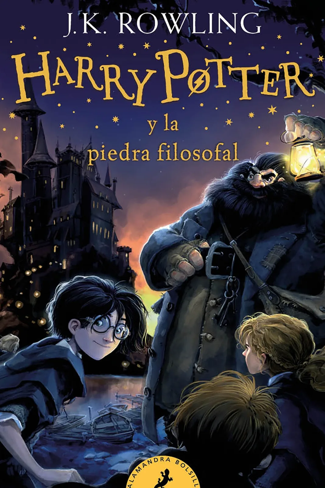 Portada de Harry Potter y la piedra filosofal, de J. K. Rowling