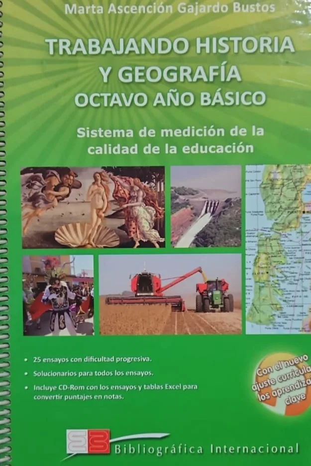 Trabajando Historia y Geografía Octavo año básico cover
