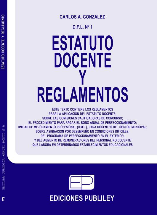 Estatuto Docente y Reglamentos cover