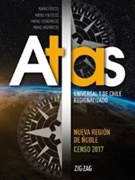 Atlas universal y de  chile regionalizado zig-zag cover