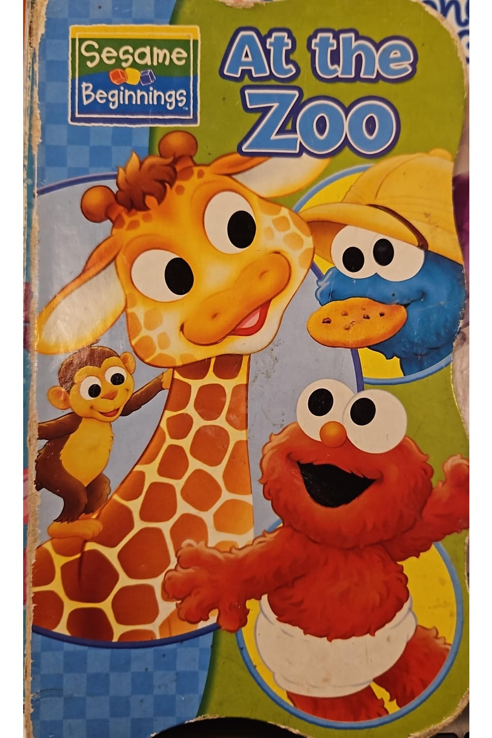 At the Zoo  Sesame Beginnings cover