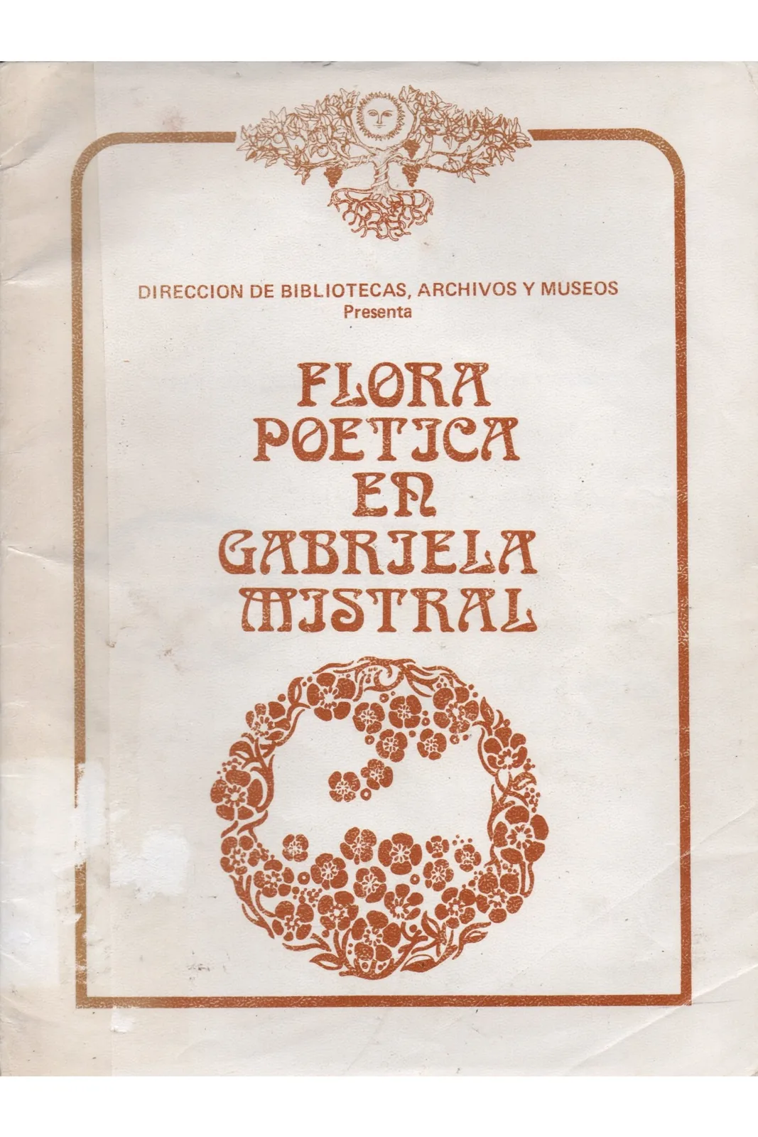 Flora poética en  Gabriela Mistral cover