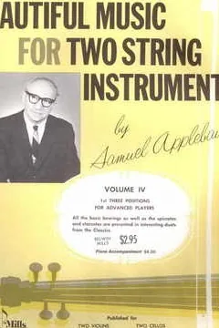 Beautiful music for two string instruments cover