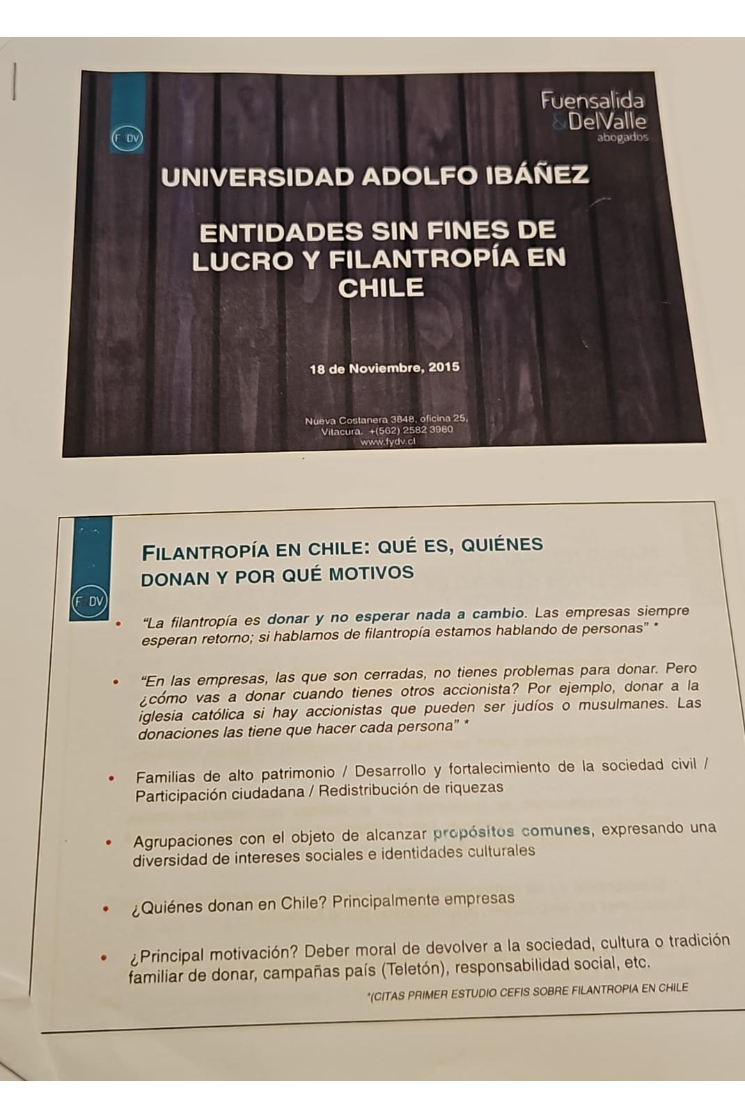 Workshop "Filantropía Estratégica para Fortalecer la Familia Empresaria"