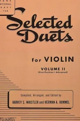 Selected Duets for violin Volume II cover