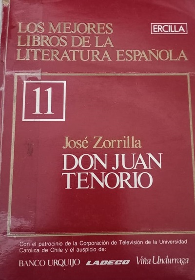 Don Juan Tenorio cover