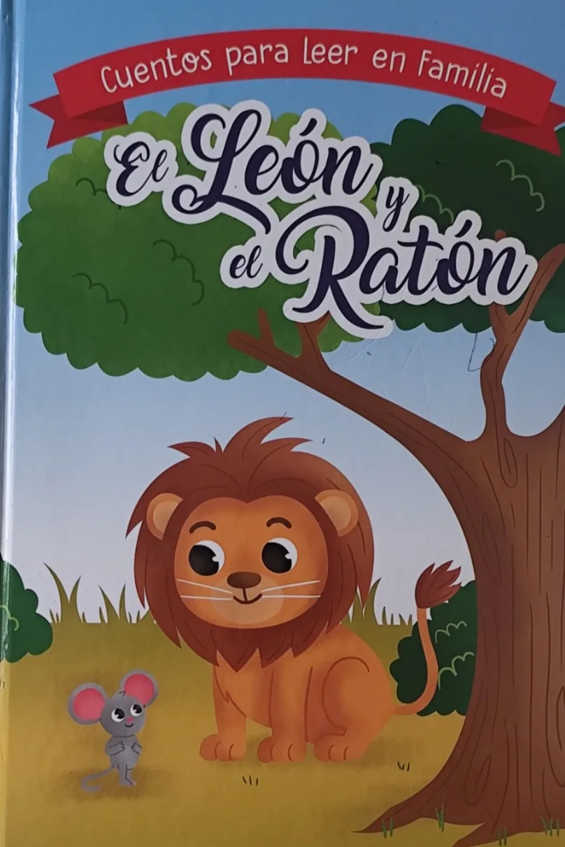 Ricitos de oro y el leon y el ratón cover