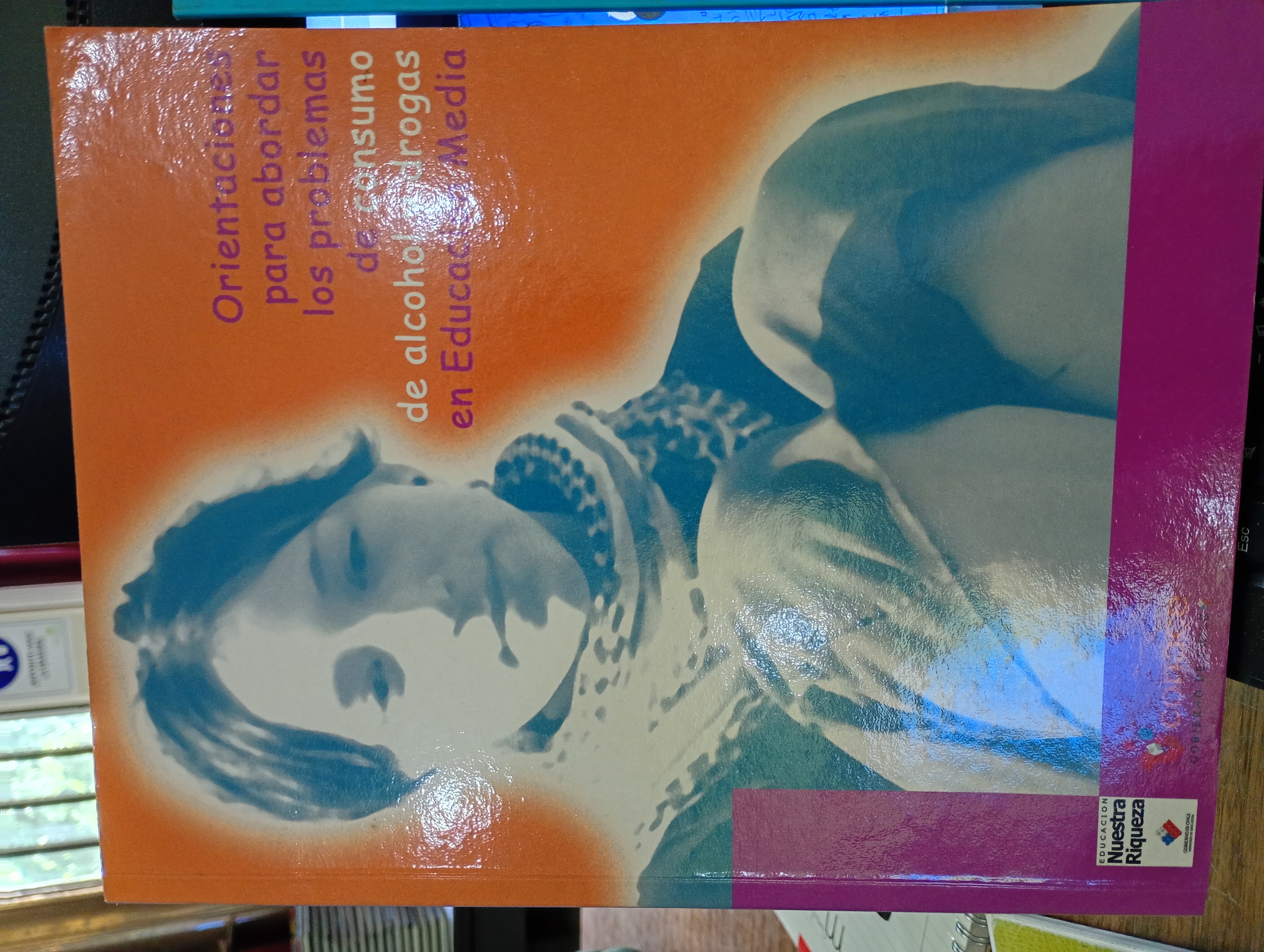 ORIENTACIONES PARA ABORDAR LOS PROBLEMAS DE CONSUMO DE ALCOHOL Y DROGAS EN EDUCACIÓN MEDIA cover