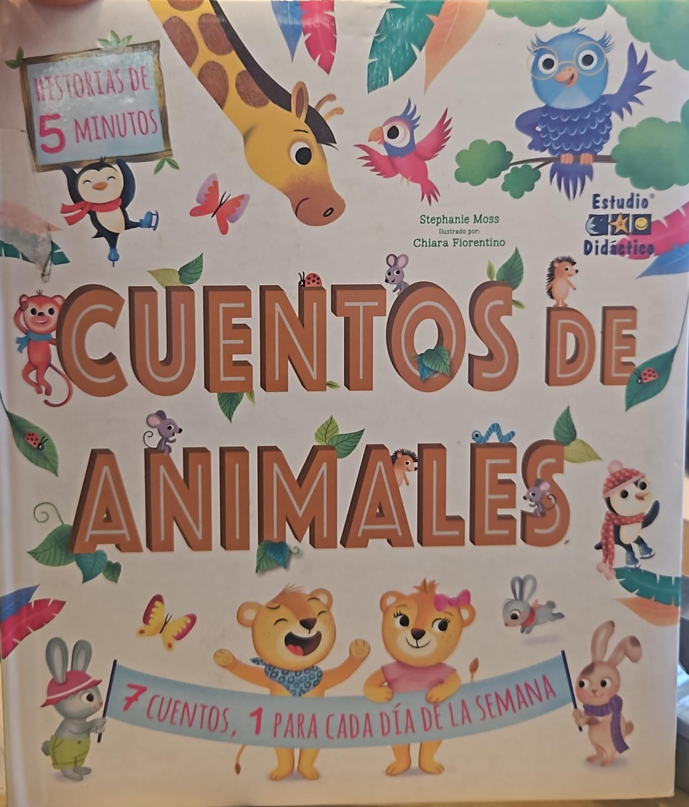 Cuentos de animales Historias de 5 minutos cover