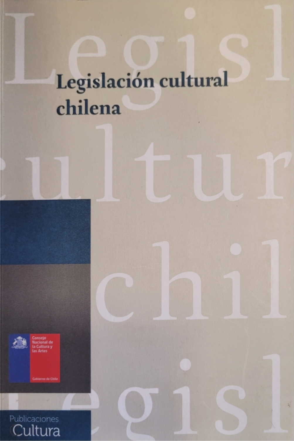 Legislación cultural Chilena cover