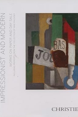 Impressionist and modern works on paper and day sale cover
