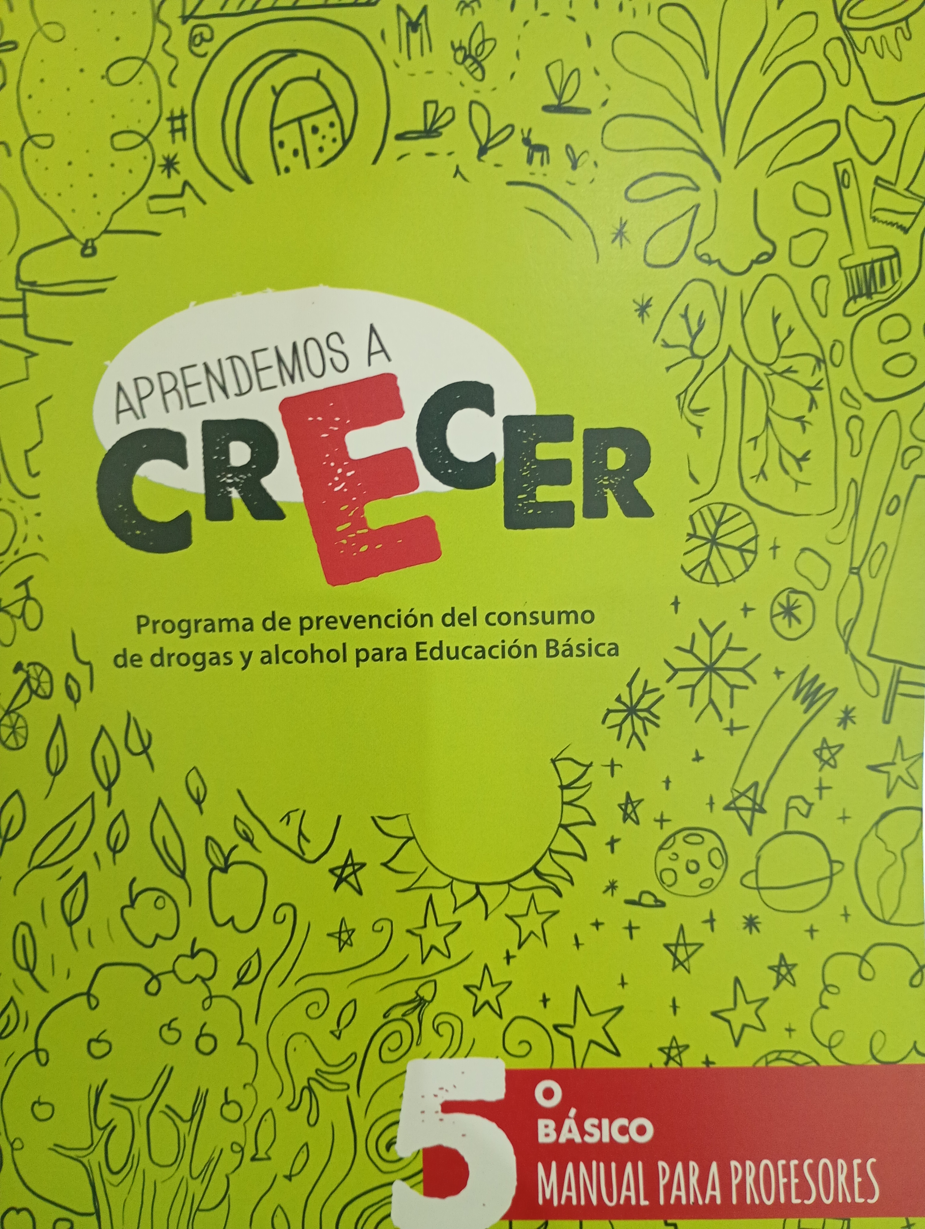 APRENDEMOS A CRECER 5°BASICO cover